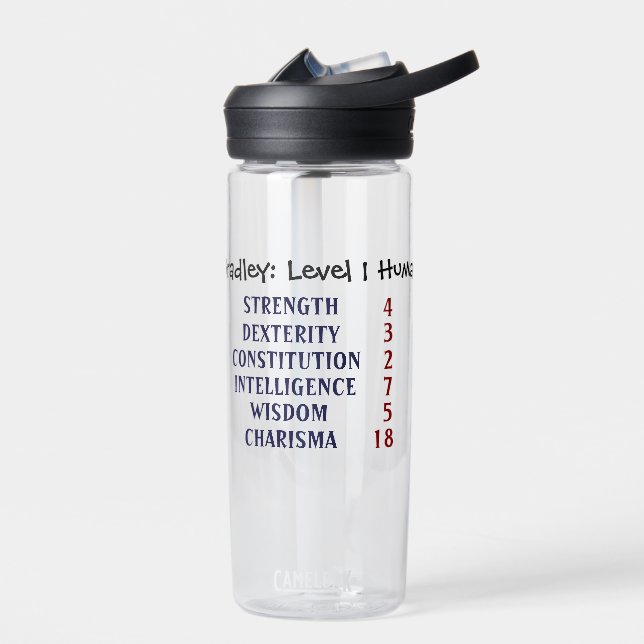Bouteille D'eau Niveau 1 CamelBak personnalisé humain (Gauche)