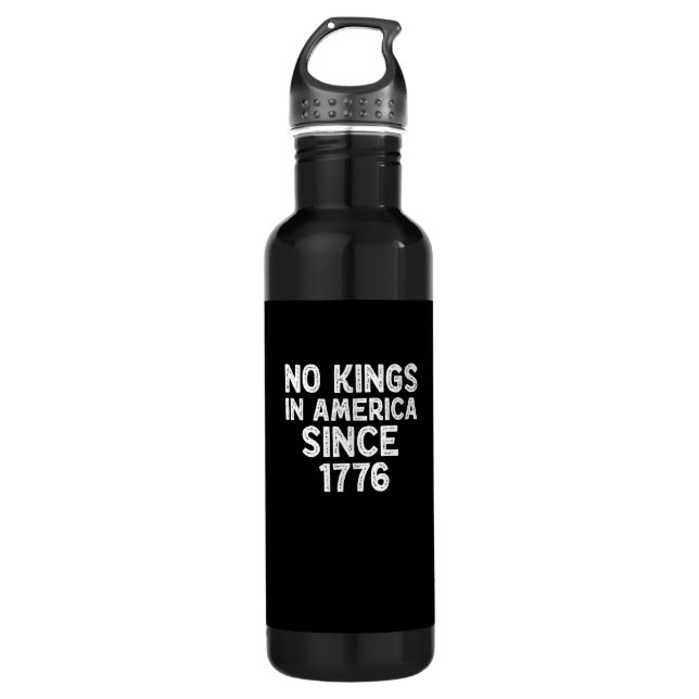 Bouteille D'eau No Kings In America Since 1776 Democrats Patriotic (Devant)