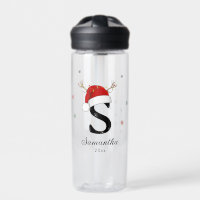 Nom de la lettre Santa Hat | Monogramme | Initiale