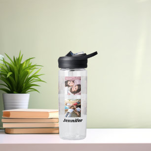 Bouteille D'eau Nom des amis du collage photo