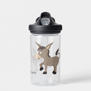 Bouteille D'eau Nom personnalisé de l'illustration Donkey
