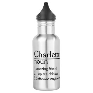 Bouteille D'eau Nom personnalisé Définition tumbler