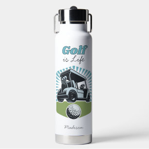 Bouteille D'eau Nom personnalisé Golf est vie