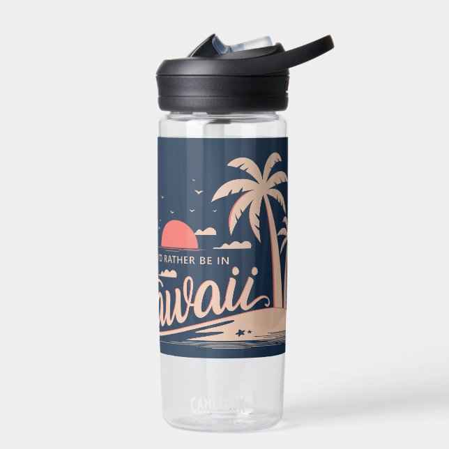 Bouteille D'eau Nom personnalisé Hawaii (Gauche)