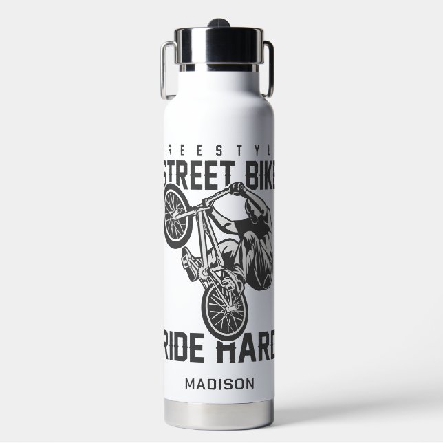 Bouteille D'eau Nom personnalisé Street Bike (Salle de sport)