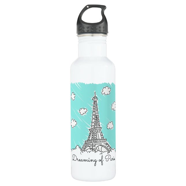Bouteille d'eau nommée faite sur commande (Devant)