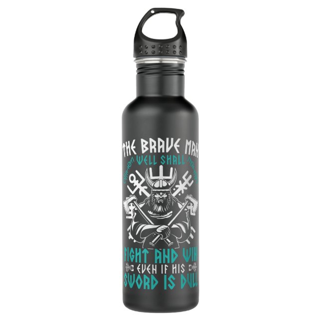 Bouteille D'eau Norseman Nordic Norse Mythology Viking (Devant)