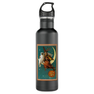 Bouteille D'eau Nostalgy Halloween Witch & Owl