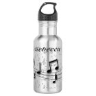 Notes musicales noires et grises personnalisées