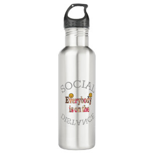 Bouteille D'eau Nous survivrons à la COVID-19 - Un message de forc