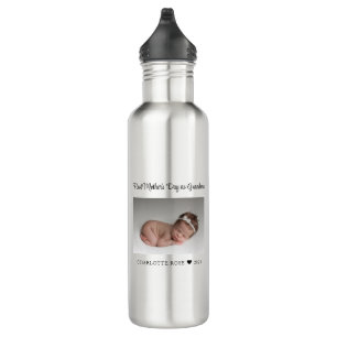 Bouteille D'eau nouvelle grand-mère première mère jour bébé photo