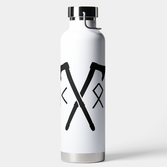 Bouteille D'eau NSFW Ader Futhark Runic Ax (Droite)
