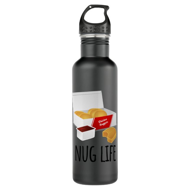 Bouteille D'eau Nug Life - Nuggets de poulet (Devant)