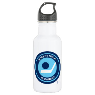 Bouteille D'eau Nuit de hockey au Canada Logo rétro