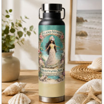 Nymphe de l'île Art Tropical Spirituel Océan Fanta