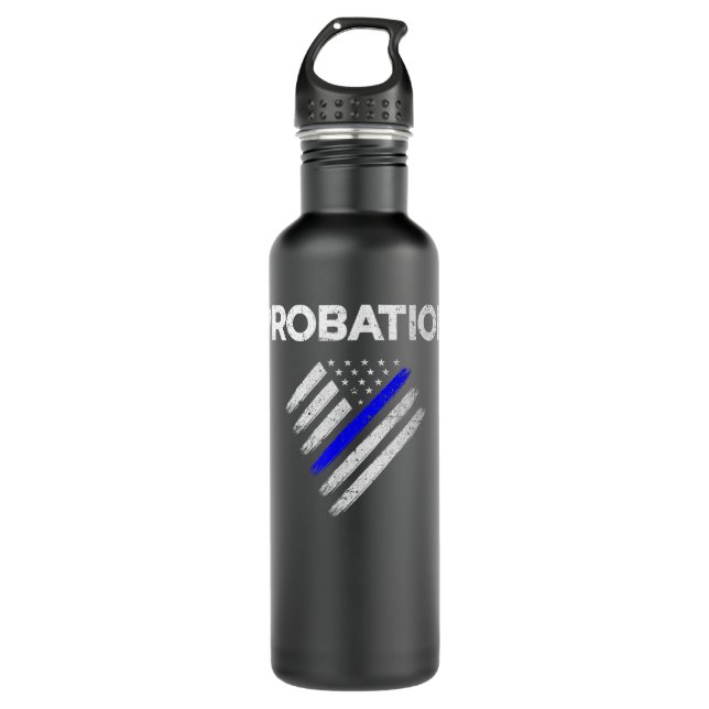 Bouteille D'eau Officier de probation Libération conditionnelle Po (Devant)