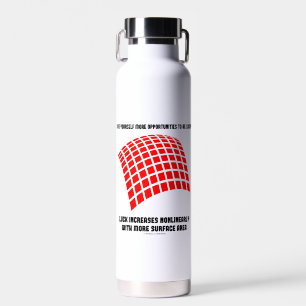Bouteille D'eau Offrez-vous des opportunités de la chance Surface