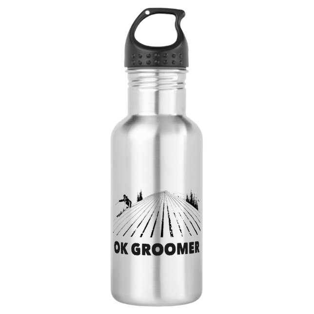 Bouteille D'eau Ok Groomer Skiing (Devant)
