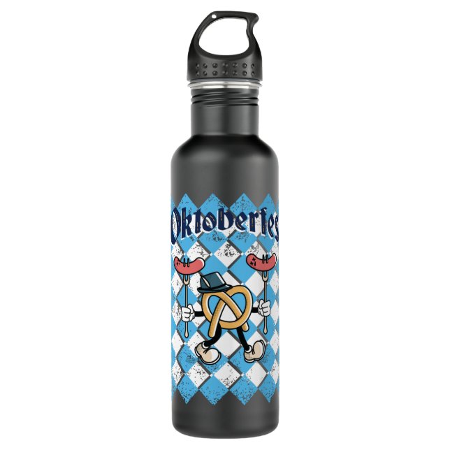 Bouteille D'eau Oktoberfest Allemagne festival fun Long Sleeve (Devant)