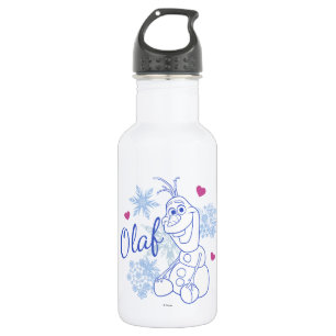 Bouteille D'eau Olaf Les flocons de neige
