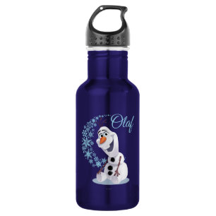 Bouteille D'eau  Olaf  Vague de flocons de neige
