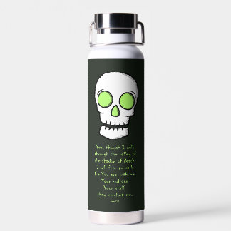 Bouteille D'eau Ombre de la mort — Crâne