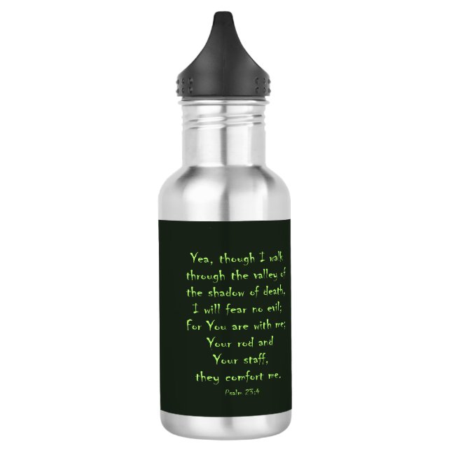 Bouteille D'eau Ombre de la mort — Crâne (Gauche)