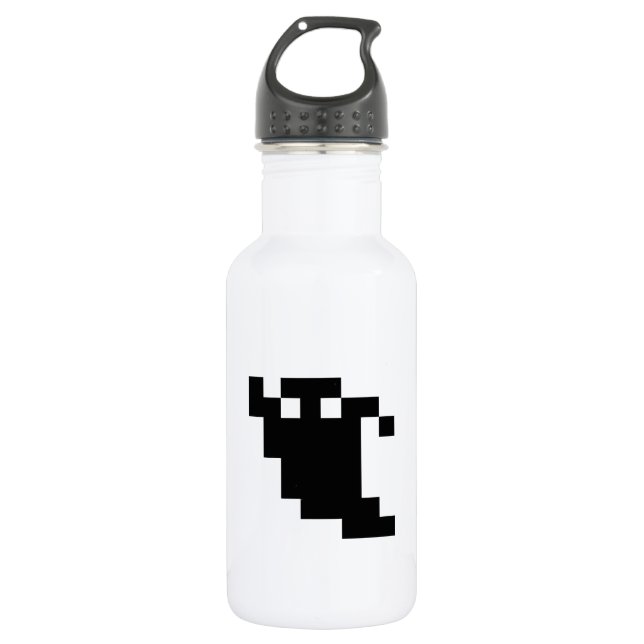 Bouteille D'eau Ombre fantôme de 8 bits Pixel (Devant)