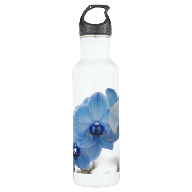 Bouteille D'eau Orchidées bleues (Devant)