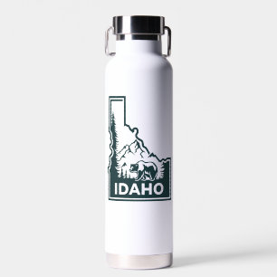 Bouteille D'eau Ours Carte Idaho