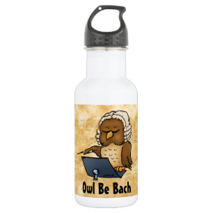 Bouteille D'eau Owl Be Bach