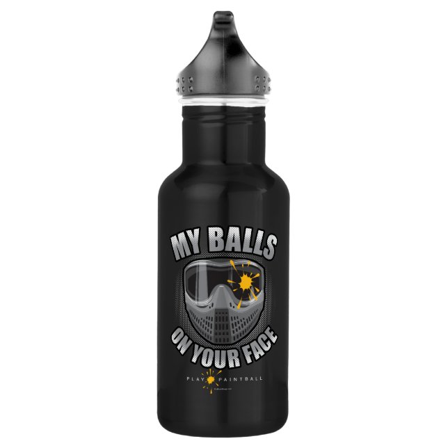 Bouteille D'eau Paintball on Your Face (Droite)