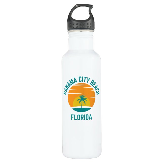Bouteille D'eau Panama City Beach Florida Water Bottle (Devant)
