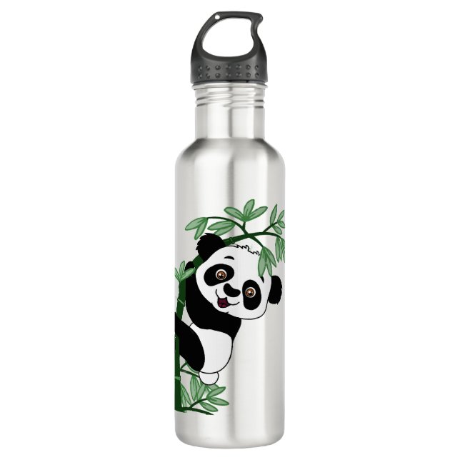 Bouteille D'eau Panda sur le bambou (Devant)