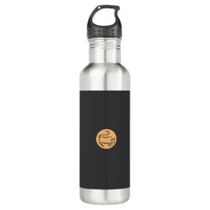 Bouteille D'eau Panneau Taurus Zodiac minimaliste moderne Plain él