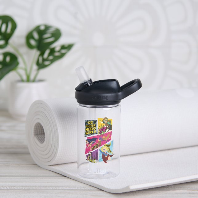 Bouteille D'eau Panneaux d'action pour filles Super Hero DC (Gauche)