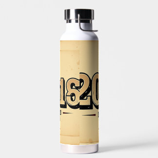 Bouteille D'eau Papa depuis [Année] - Audacieux Typographie Vintag