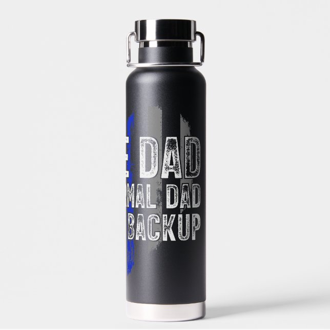 Bouteille D'eau Papa flic (Arrière)