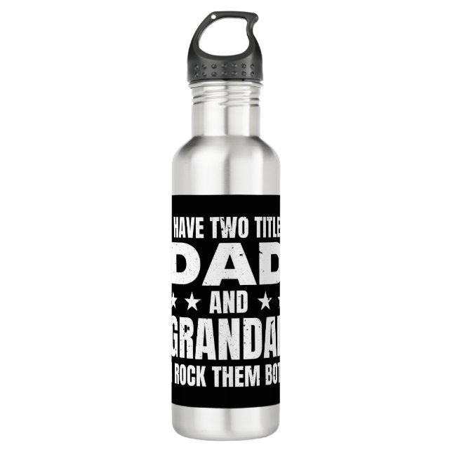 Bouteille D'eau Papa Grand (Devant)
