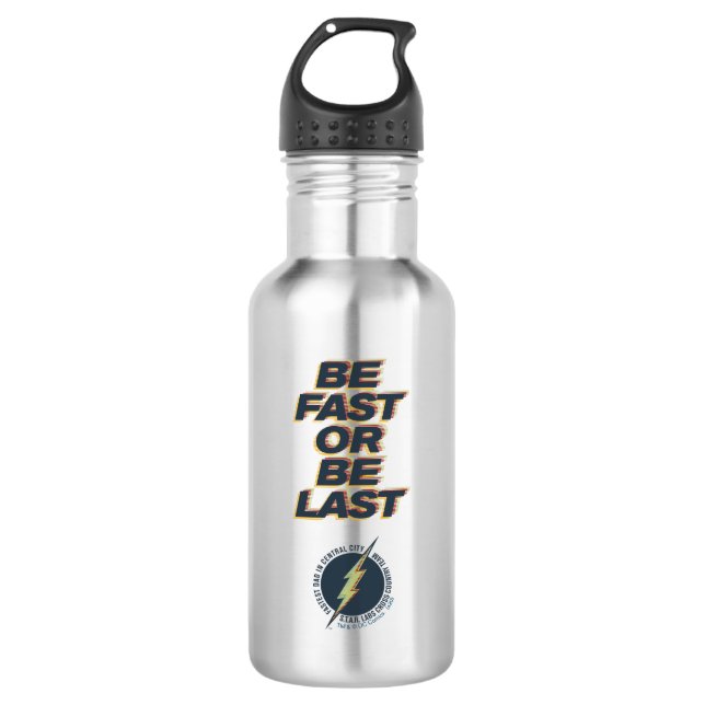 Bouteille D'eau Papa Le Plus Rapide En Centre Ville - Soyez Rapide (Devant)