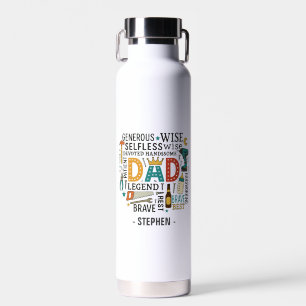 Bouteille D'eau Papa - Un hommage à la force, l'amour et la dévoti