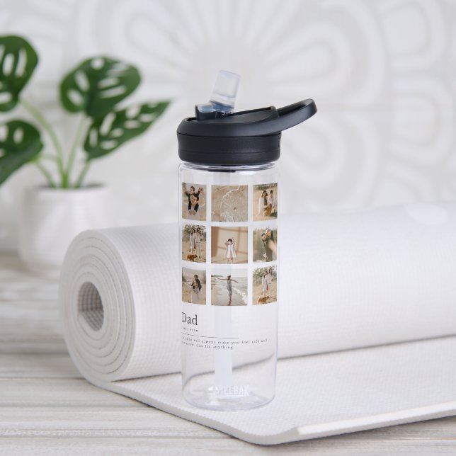 Bouteille D'eau #PapaGourdeIdéale (Yoga (pivotée))
