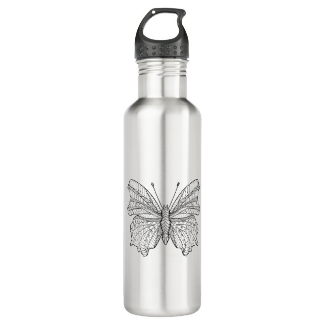 Bouteille D'eau Papillon 3 de style (Devant)