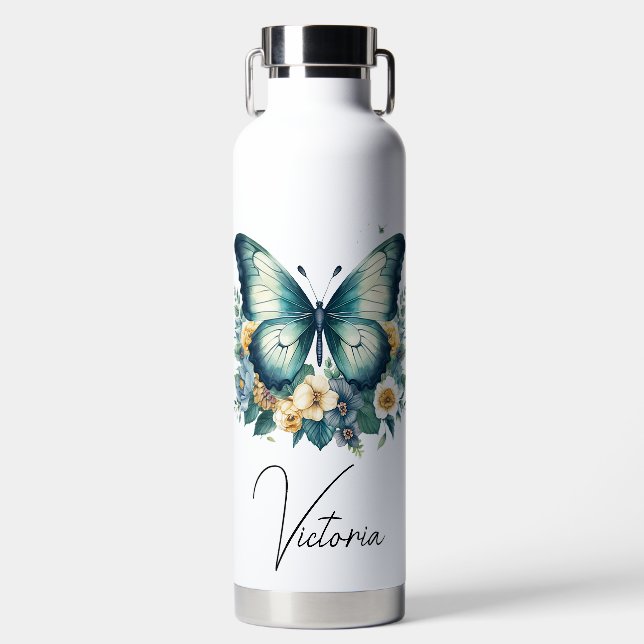 Bouteille D'eau Papillon personnalisé (Avant)