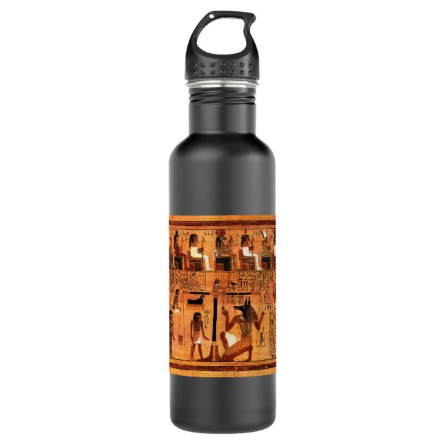 Bouteille D'eau Papyrus royal égyptien (Devant)