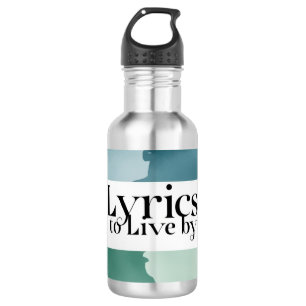 Bouteille D'eau Paroles pour vivre 3