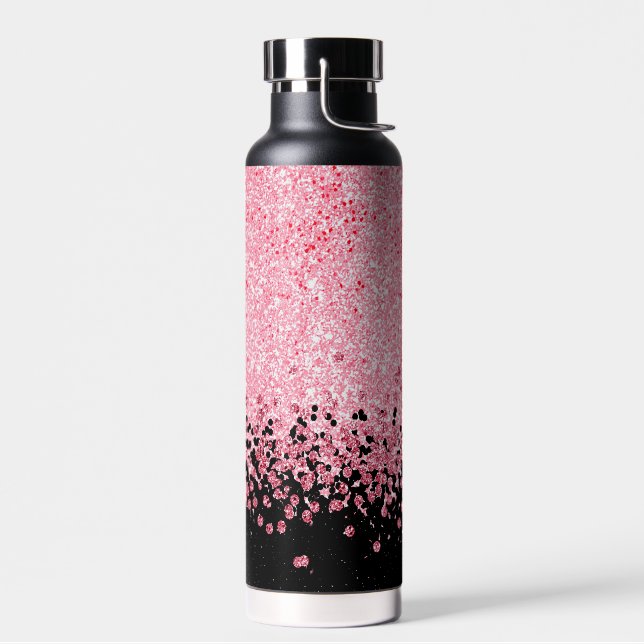 Bouteille D'eau Parties scintillant rose brillant (Gauche)