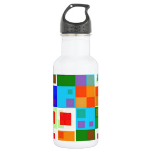 Bouteille D'eau Patchwork De Couleur