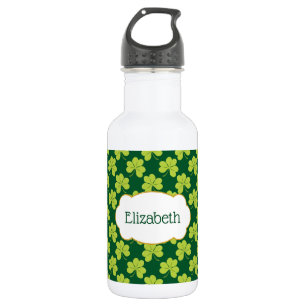 Bouteille D'eau Patters de clover vert