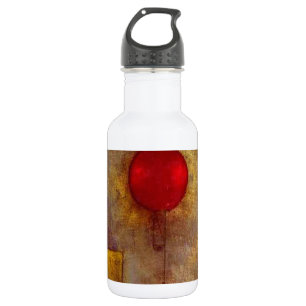 Bouteille D'eau Paul Klee Red Balloon Abstrait Art Coloré